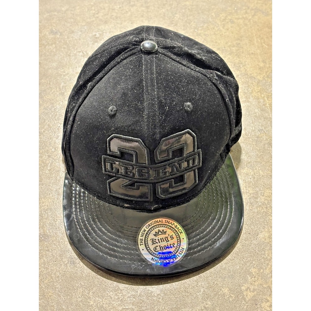 Kings Choice C.B.S. ENT 23 Black Snapback Hat Flat Bill Streetwear One Size